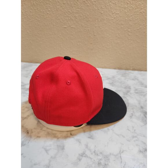 New Era Youth Red Houston Rockets 9Fifty‎ Snap Back Adjustable NBA Cap One Size - Picture 4 of 6